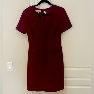 Hobbs London burgundy dress
